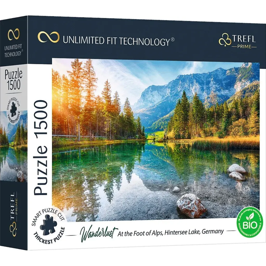 Puzzle 1500 pièces Paysage Allemagne Hintersee Alpes Détente Adultes