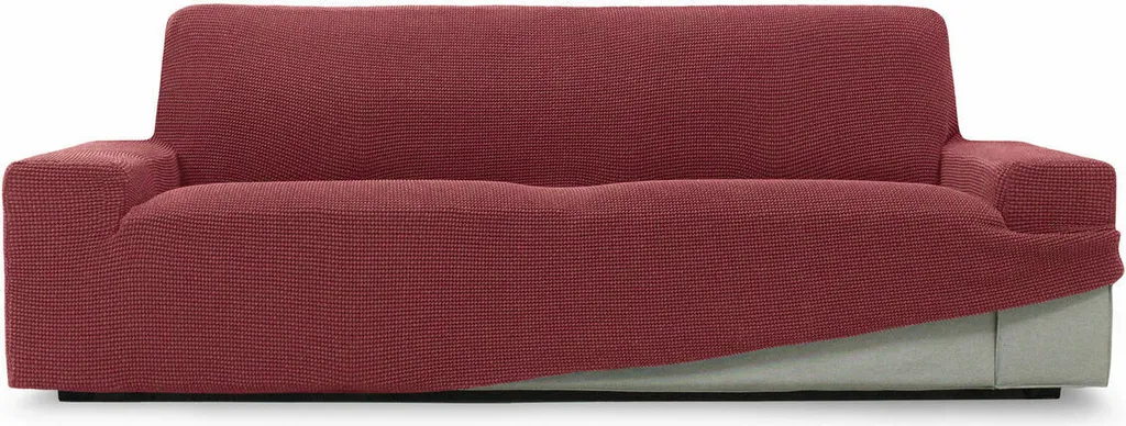 Copridivano 3 Posti Super Stretch SOFASKINS® - Dark Fuxie 180-230 cm
