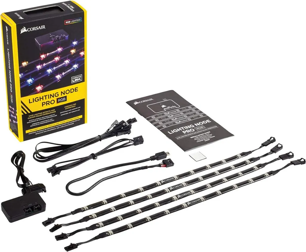 Éclairage Boîtier PC Corsair Lighting Node PRO pour Setup Gamer