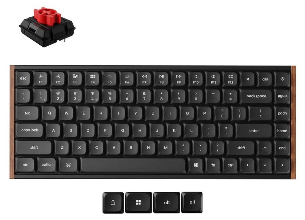 Keychron K3 Ultra 8K Wireless Mechanische Tastatur Schwarz Produktbild 