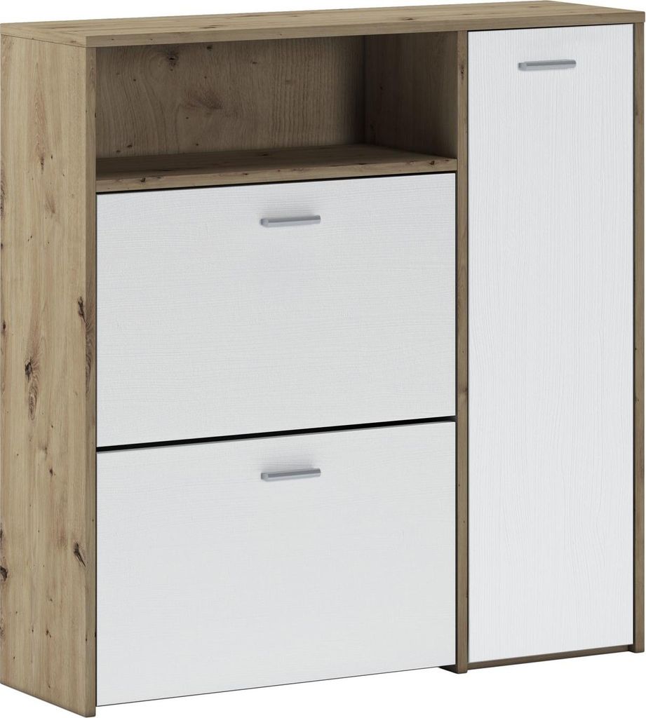 Dmora Flurregal Adriatico 91,5x26,6x94h cm Braun 3 Böden