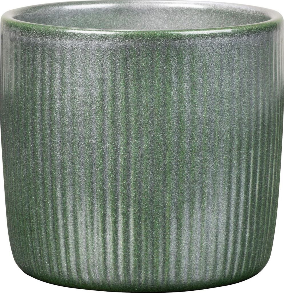 Scheurich Blumentopf aus Keramik Luxery Ø 15 x 13,7 cm grün Produktbild 