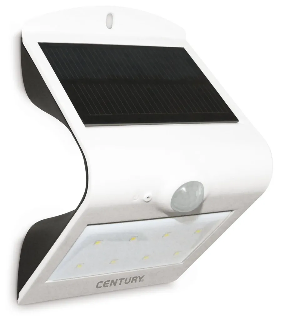 Spot solaire blanc Arcadia 1.5W haute autonomie avec batterie Li-ion