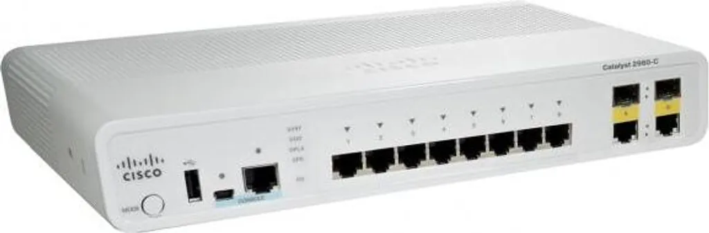 Cisco WS-C2960C-8TC-S Switch Compact pour Éliminer les Zones sans Réseau