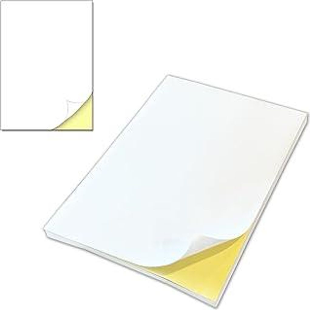 15 Blatt - Sticker Papier zum Bedrucken, Etiketten Selbstklebend Stickerpapier Bedruckbar A4-297 x 210 mm