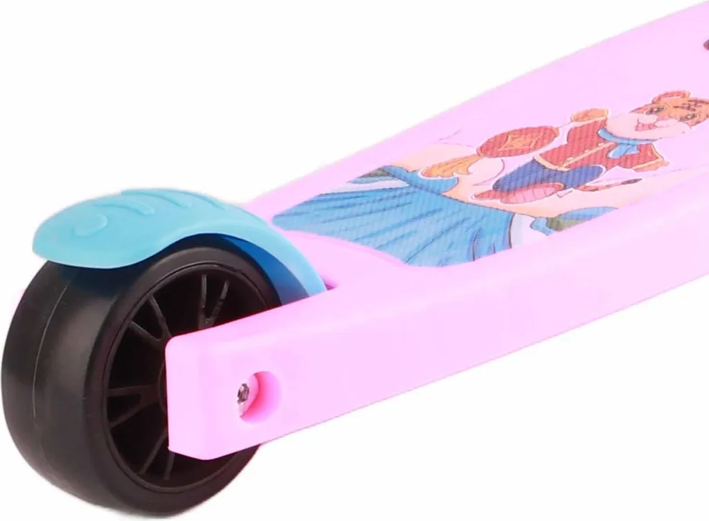 Monopattino Tre Ruote Evolution Rosa: Equilibrio e Luci LED Bimbi - 3