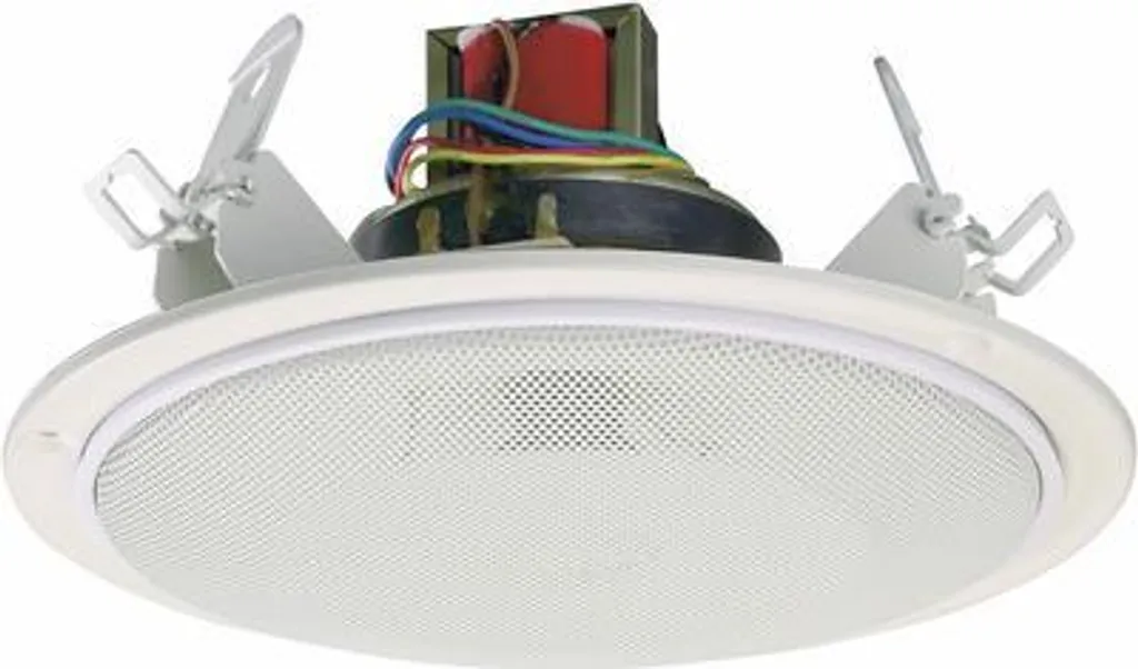 Haut-parleur de plafond SPE-178WT ELA encastrable blanc discret