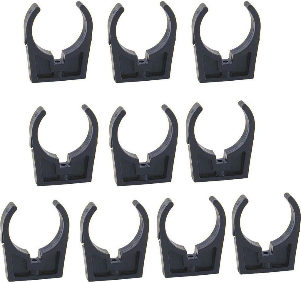 10er Clip ohne Bügel für D 50 mm Rohrleitungen