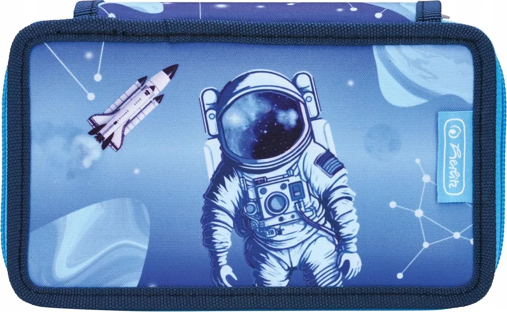 Trousse Herlitz Cosmic Explorer 23 Pièces avec Double Compartiment