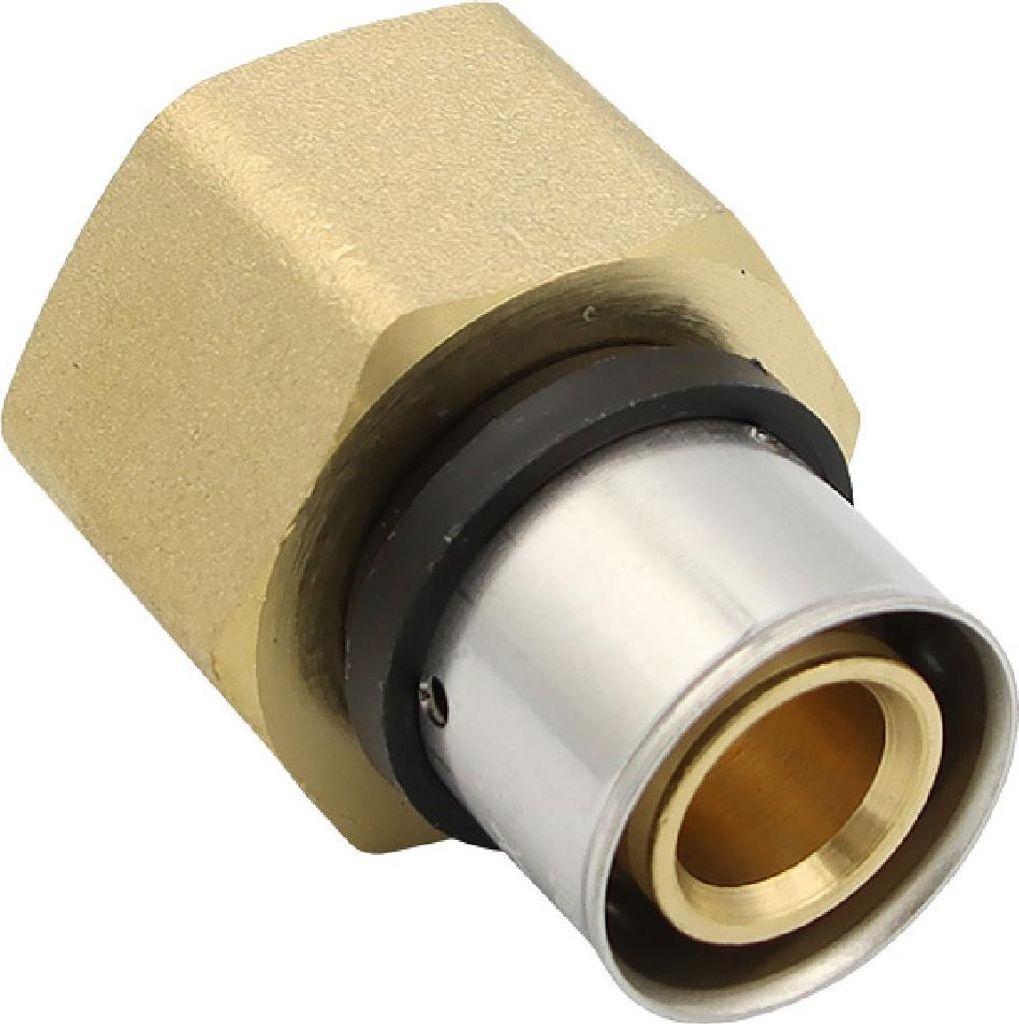 Pressfitting Übergang 26x3 mm - 1 Zoll IG TH Kontur Verbundrohr