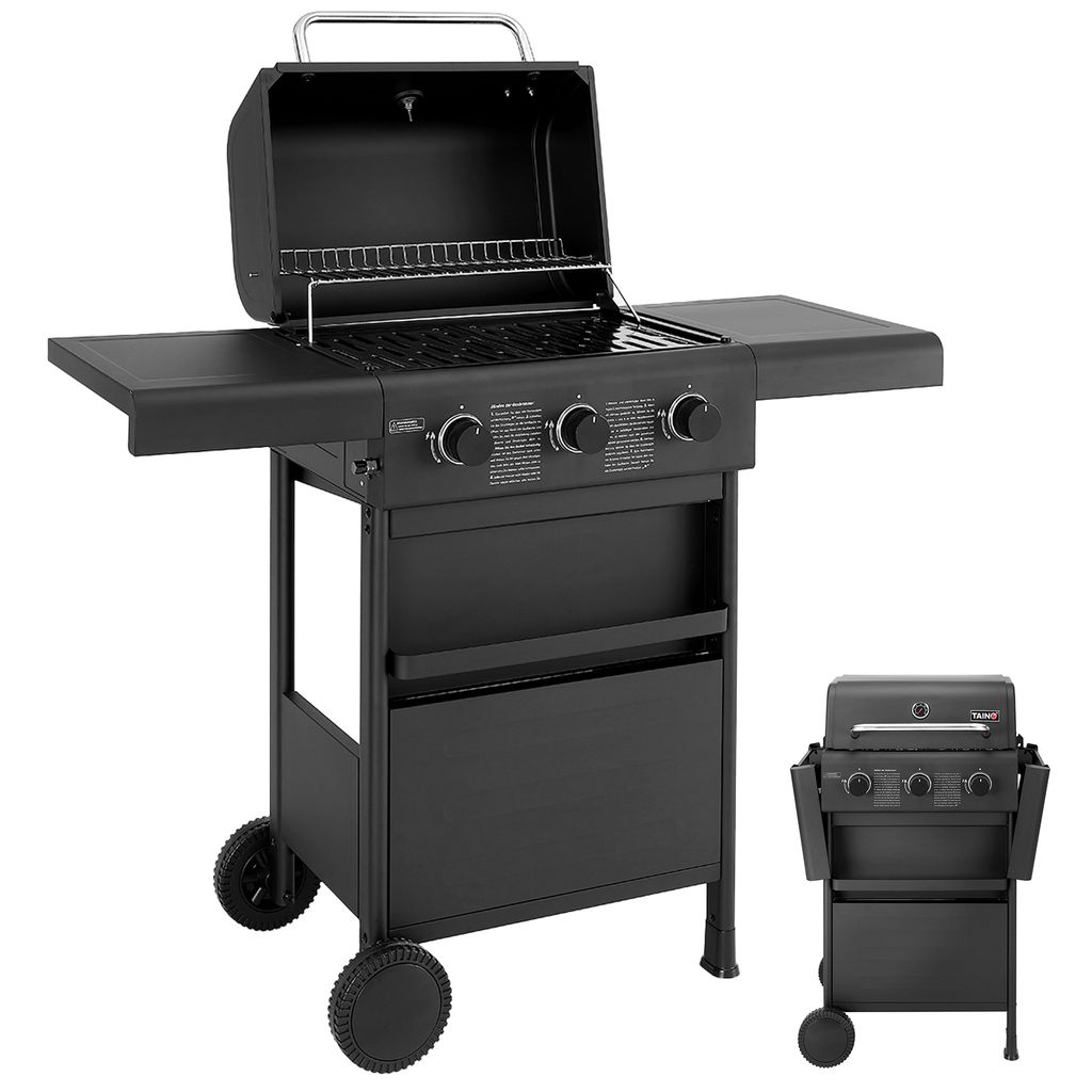 Gasgrill COMPACT 3+0, 3 Hauptbrenner, 7 KW, Grillfläche Produktbild 