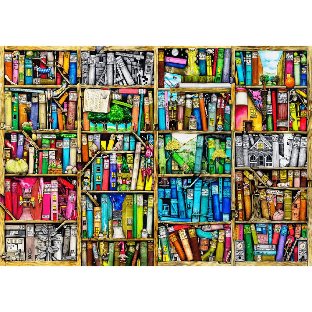 WOODEN CITY Holz-Puzzle-Bibliothek 4000 dlks