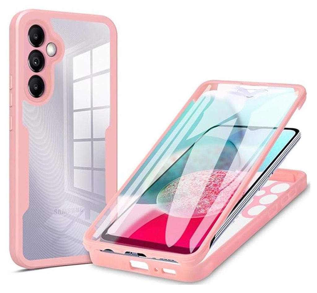 Techsuit ColorVerse 360 Hülle mit Schutzfolie für Samsung Galaxy A14 4G/5G - Rosa