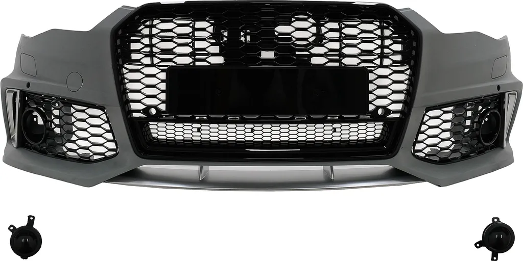 Réparer pare-chocs Audi A6 C7 2015-2018 avec kit Look RS6 et calandre