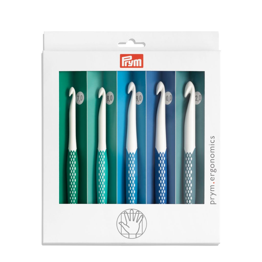 Set di uncini ergonomici per lana Prym 7-12 mm Immagine del prodotto 