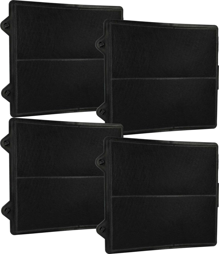 vhbw 4x Aktivkohlefilter kompatibel mit Constructa Dunstabzugshaube