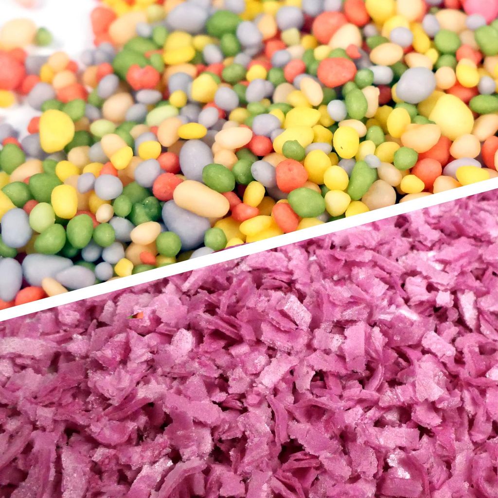 Streuselheld Crispy Colour Clash 50g Leckere Zuckerdekoration für Torten, Muffins & Gebäck
