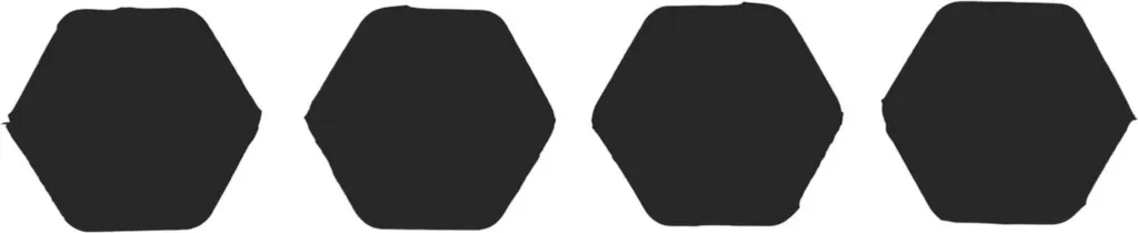 4 pezzi smorzatore di vibrazioni per tennis, ammortizzatore esagonale per racchette e corde