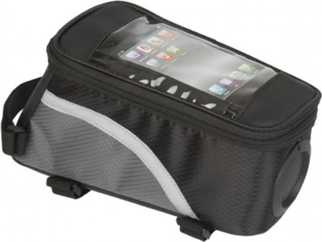 Sac de cadre vélo tactile Rotterdam Top Sound 1,5L noir haute résistance