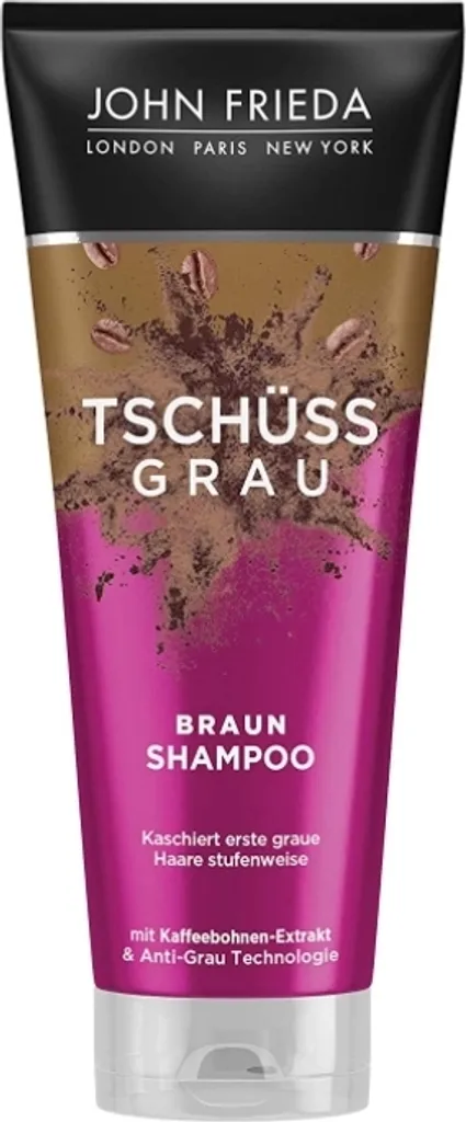 Soin Lavant Toucher Gris John Frieda Brunette 250ml Haute Brillance Miroir