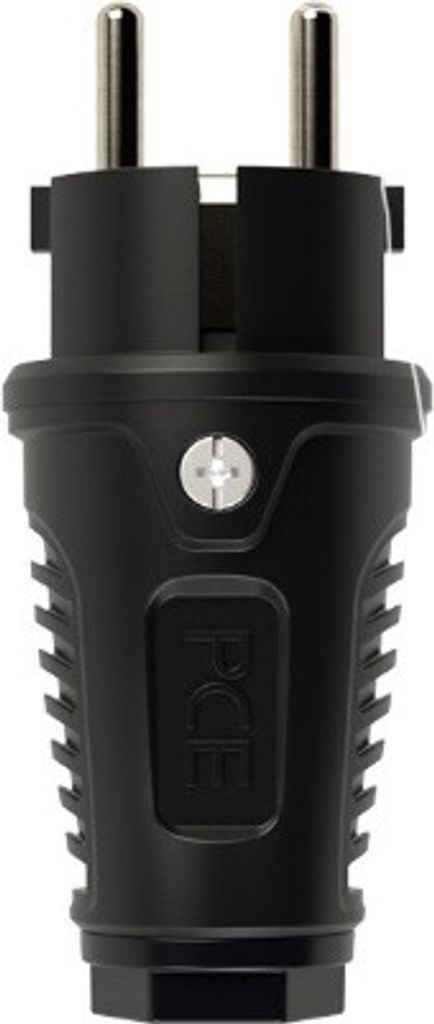 Stecker Schutzkontaktstecker Vollgummi IP44 PCE 0512-ss