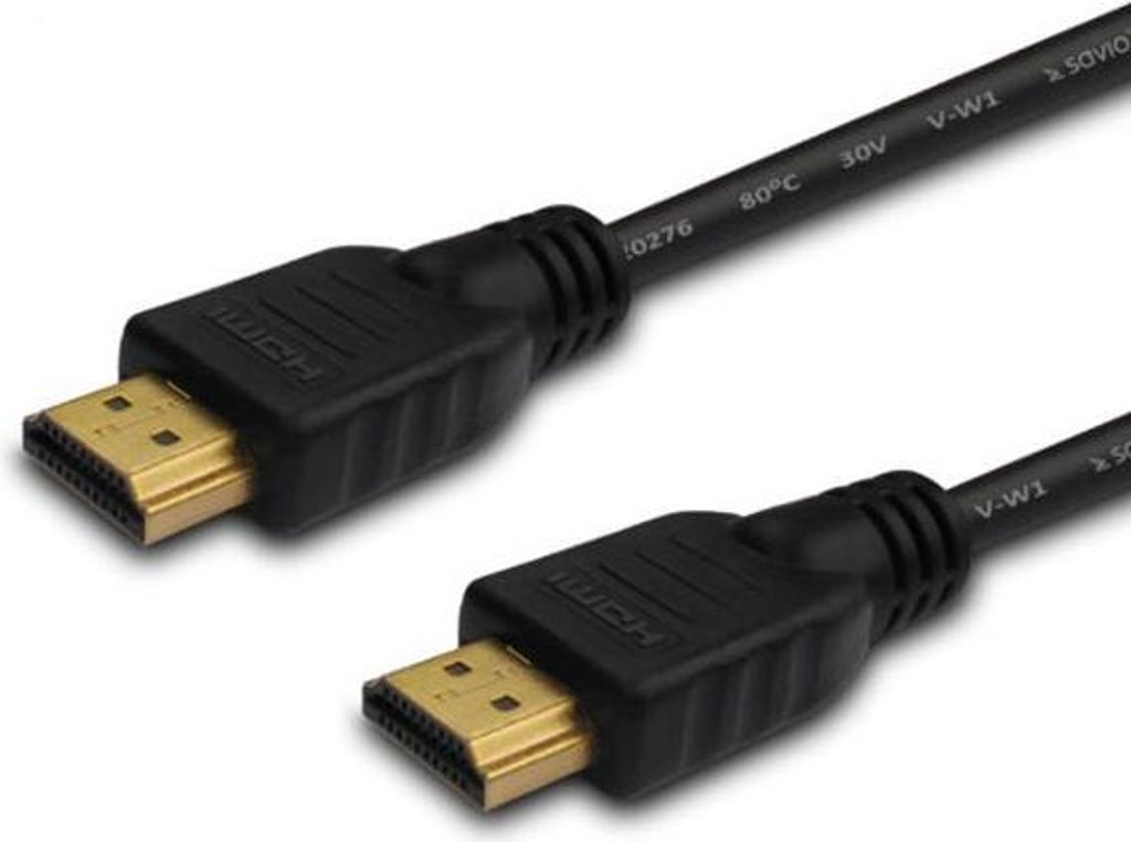 Savio CL-05 HDMI-Kabel 2 m HDMI Typ A (Standard) Schwarz