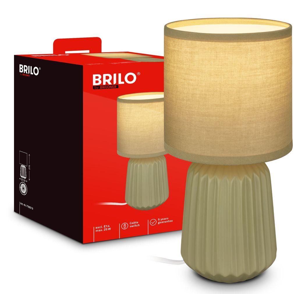 Briloner Lampe de chevet pied en céramique Ø13x27 cm Image du produit 