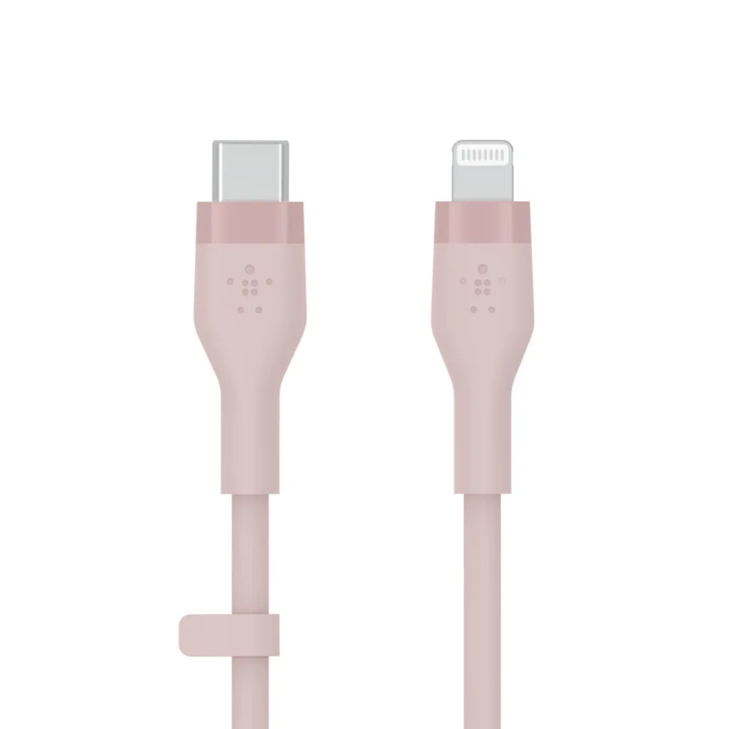 Câble Lightning Belkin CAA009BT3MPK 3m Rose - Charge et Synchro iPhone