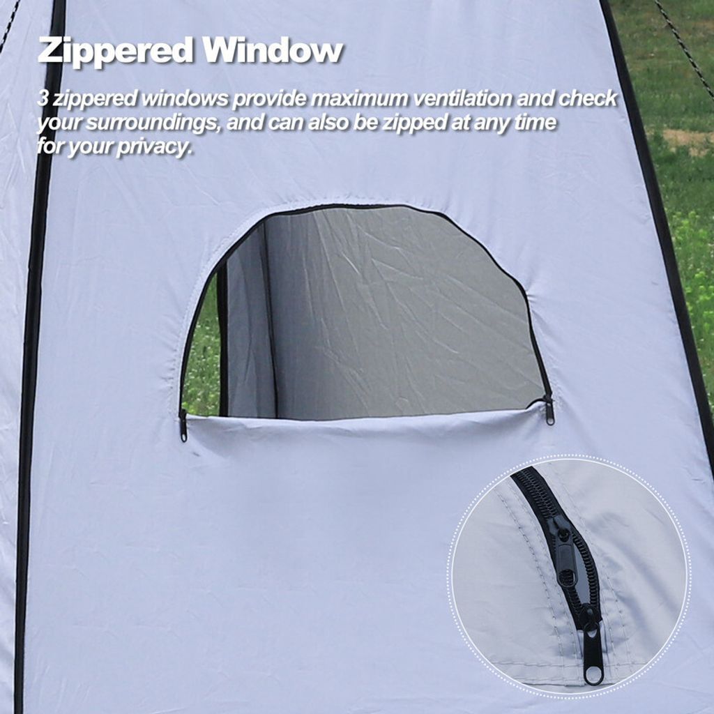 CLIPOP Pop up Duschzelt, Campingzelt, mit Tragetasche für Produktbild 6