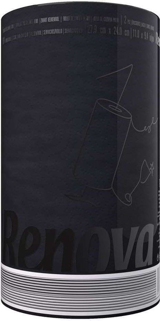 6er Pack Renova Küchenrollen Black Schwarz - Küchenrolle Produktbild 3