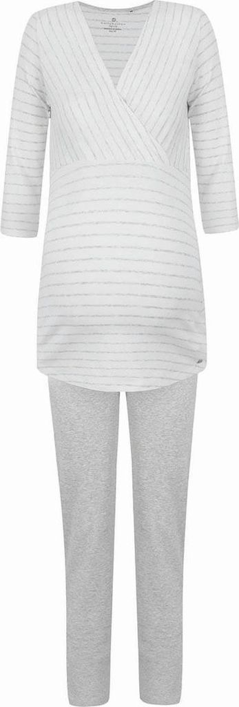 Bellybutton Maternity Umstands-Stillpyjama Grau Damen