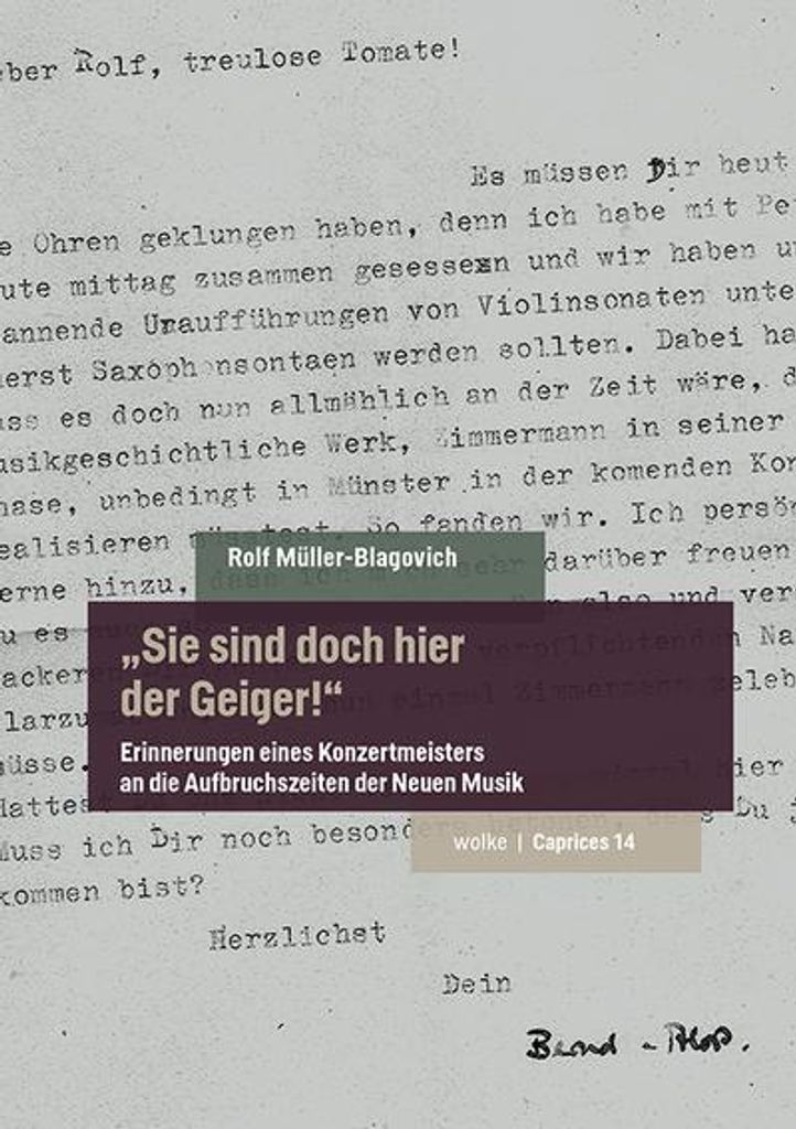 Sie sind doch hier der Geiger!