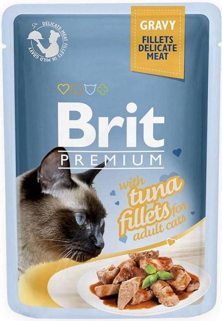 BRIT PREMIUM CAT Adult Thunfisch (Beutel) 85g Produktbild 