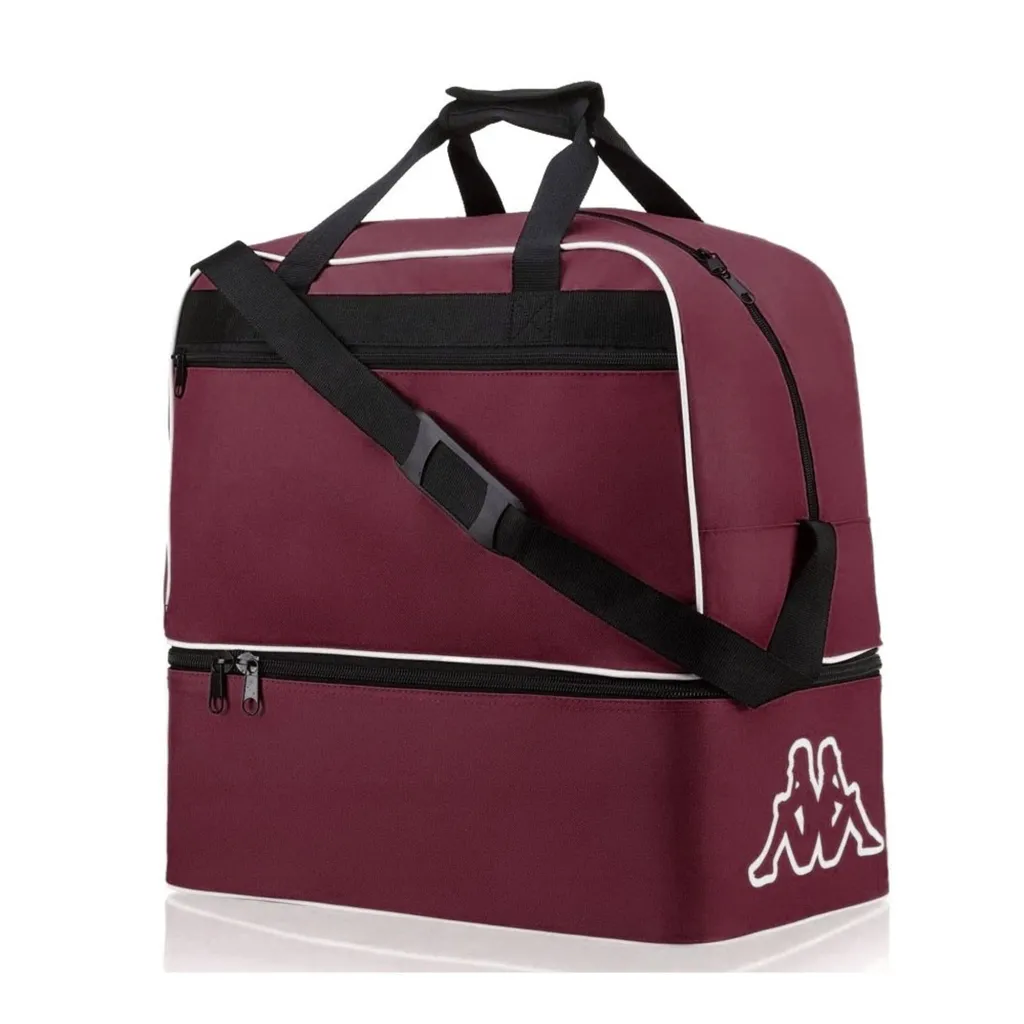 Sac Kappa S905833 - Sac de sport noir et robuste pour entraînement