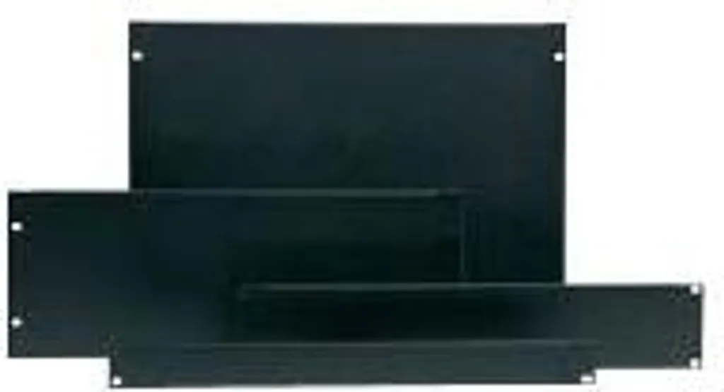 Pack 4 panneaux aveugles APC AR8101BLK 1U gestion thermique noire