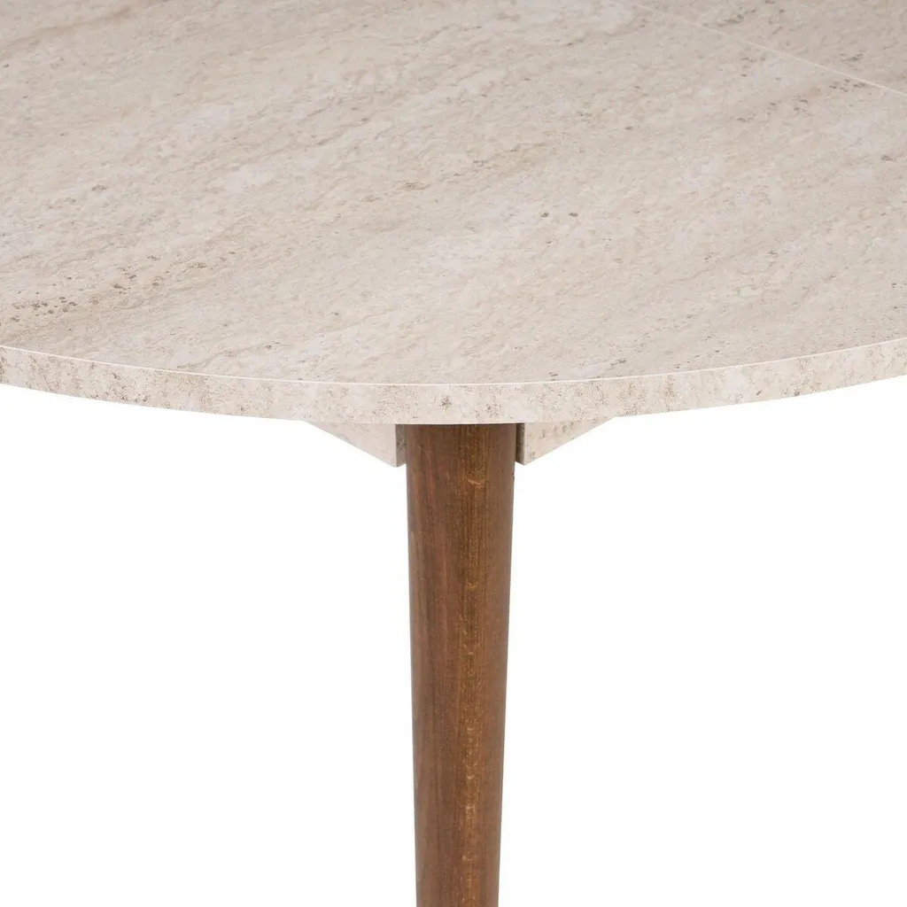 Table ronde extensible 100-131 cm KLARA : la solution petits espaces - 8