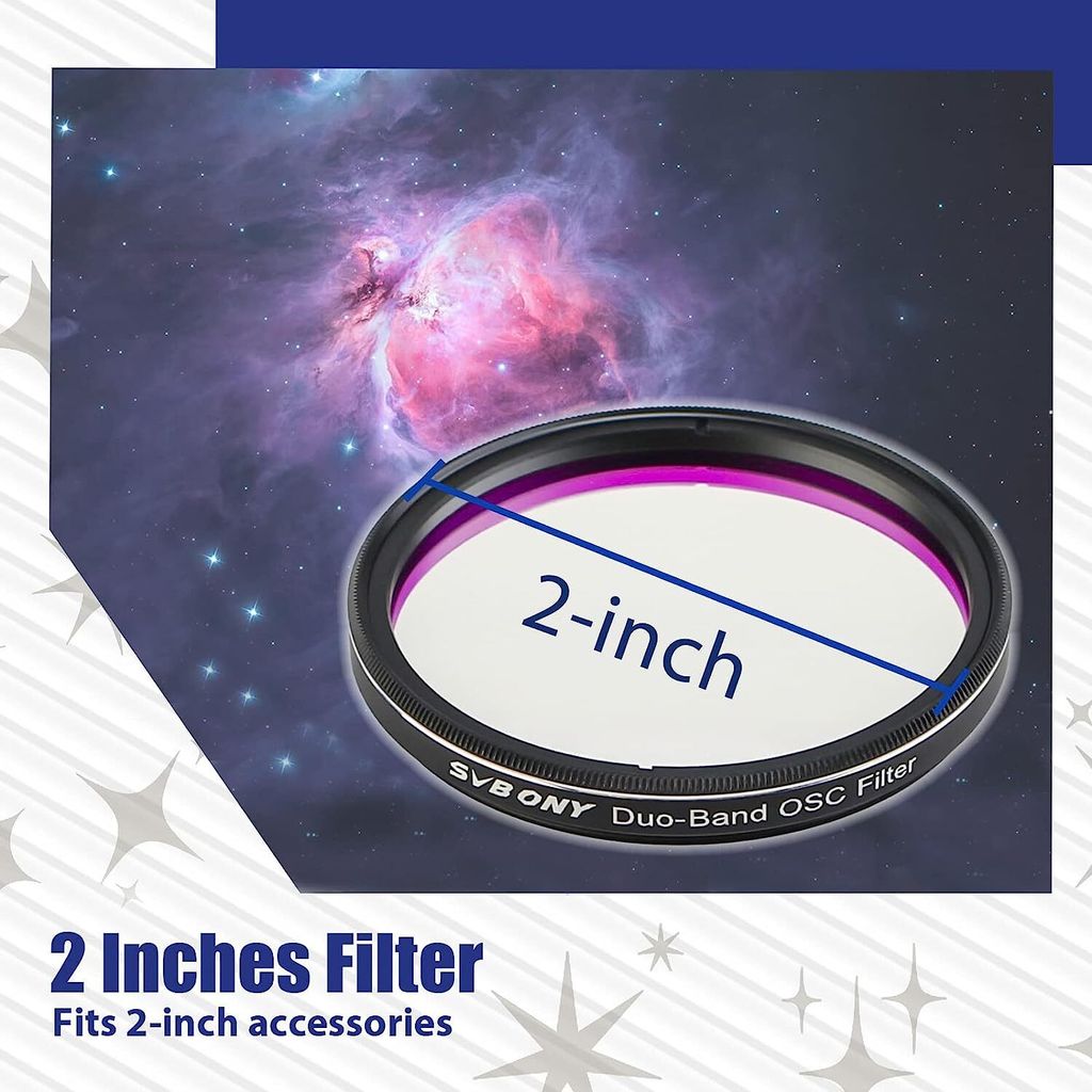Svbony SV220 Astro Dual Narrowband Filter, 2palcový 7nm Obrázek produktu 3