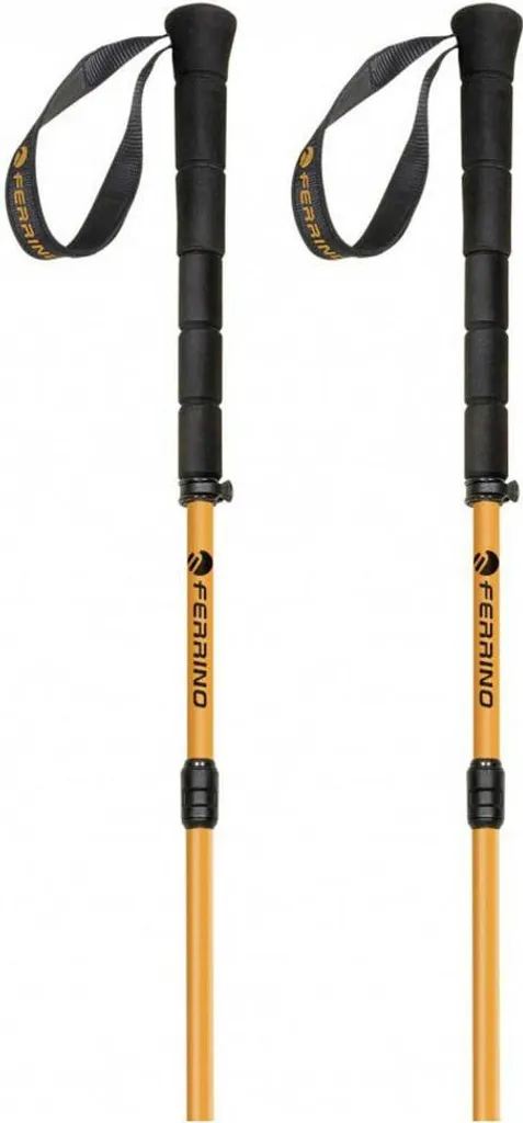Ferrino Zion Sticks Orange 110 cm : Bâtons en aluminium haute résistance