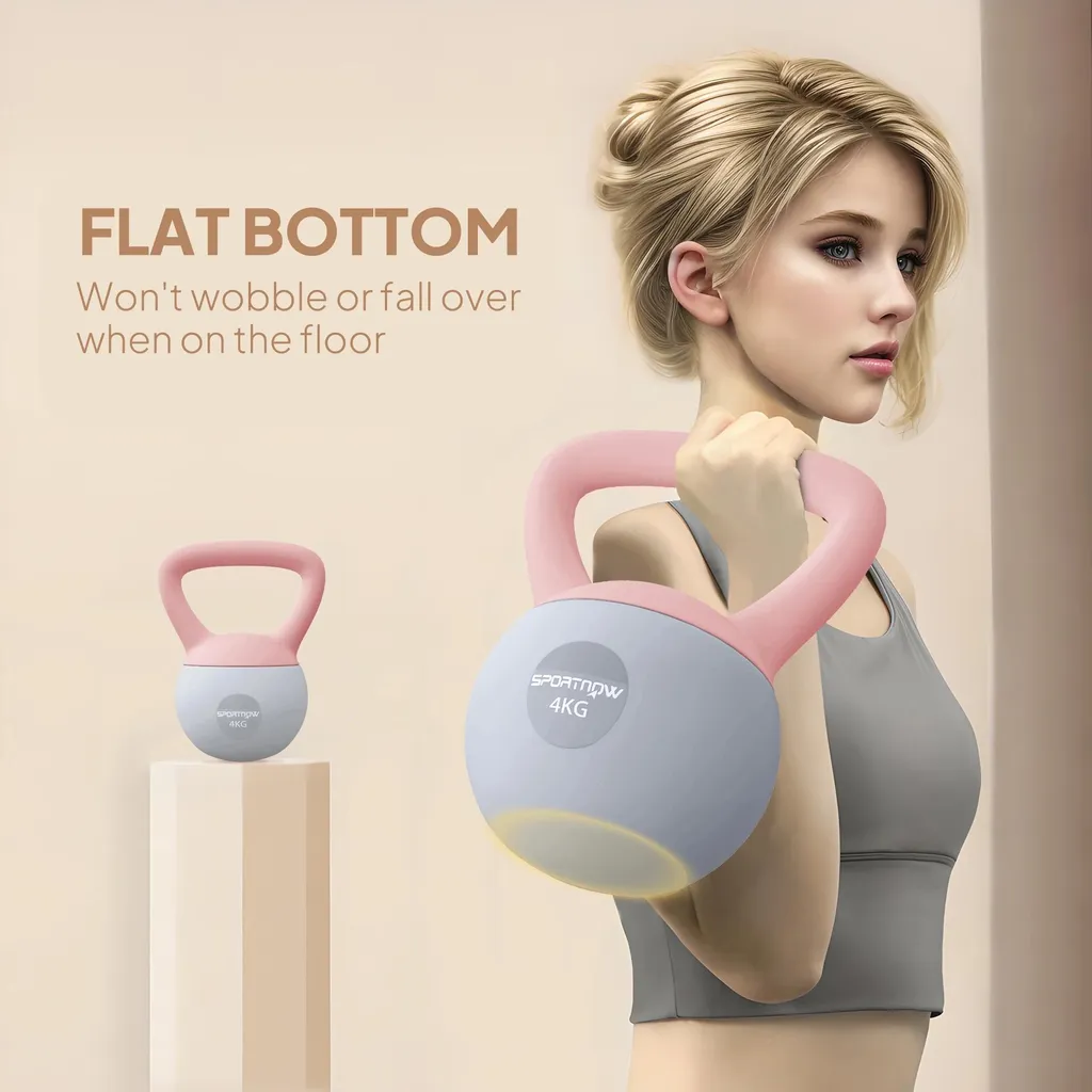 Haltère Boule Compact 4kg Sable Métallique - Gainage et Musculation