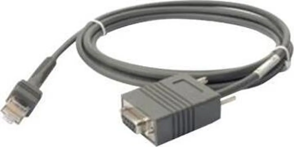 Câble RS232 Zebra 2,13m avec Connecteur DB-9 Blindé Haute Résistance