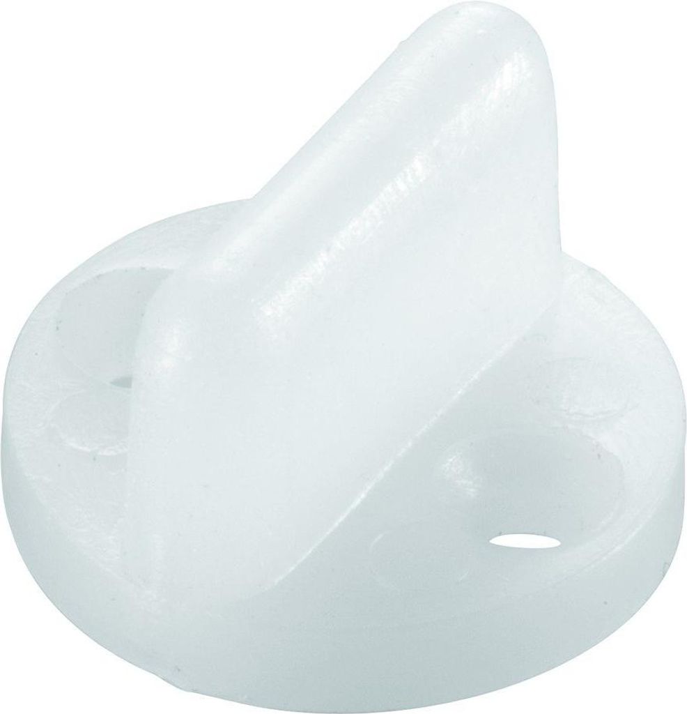 Schr.tür-Führungsgleiter, 14 R,H 12,6mm, Kunststoff, weiß