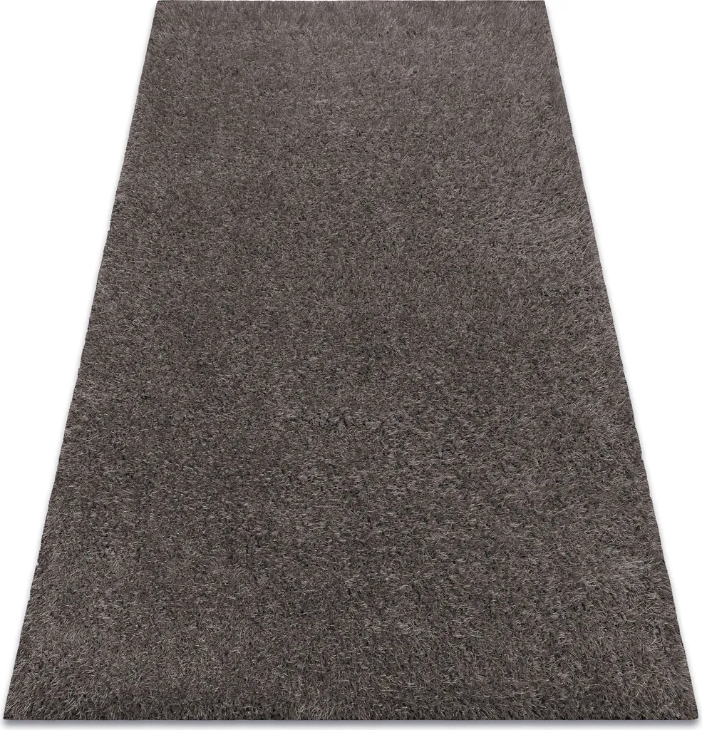 Tapis de Salon Poils Longs Gris 180x270 cm BUENOS Shaggy Ultra Doux