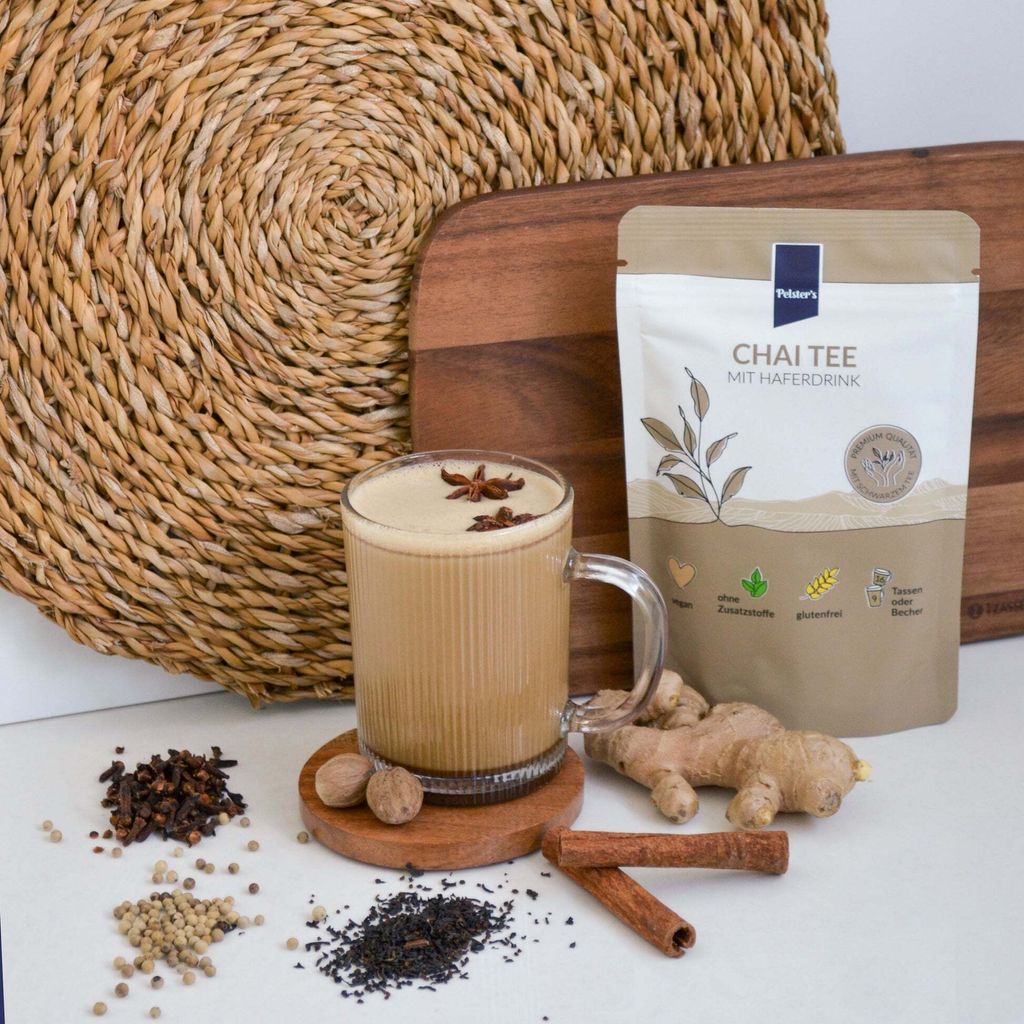 Pelster's Kurkuma Latte Mit Haferdrink (Goldene Milch) Vegan & Glutenfrei