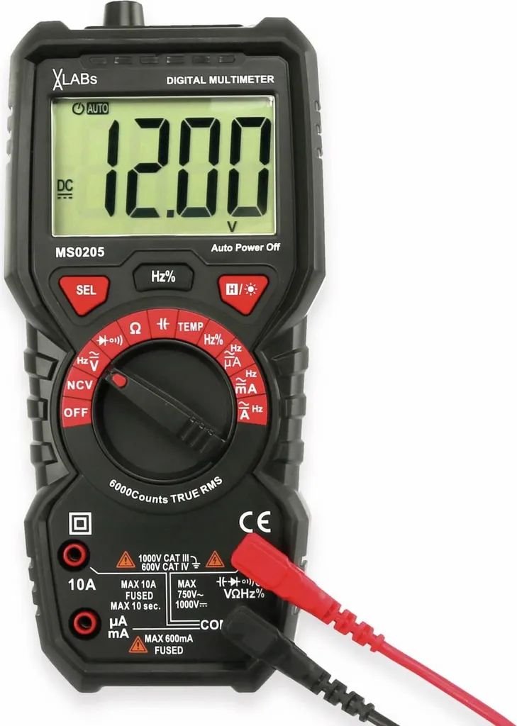 Multimètre VA LABS MS0205 True RMS pour corriger vos pannes électriques - 5