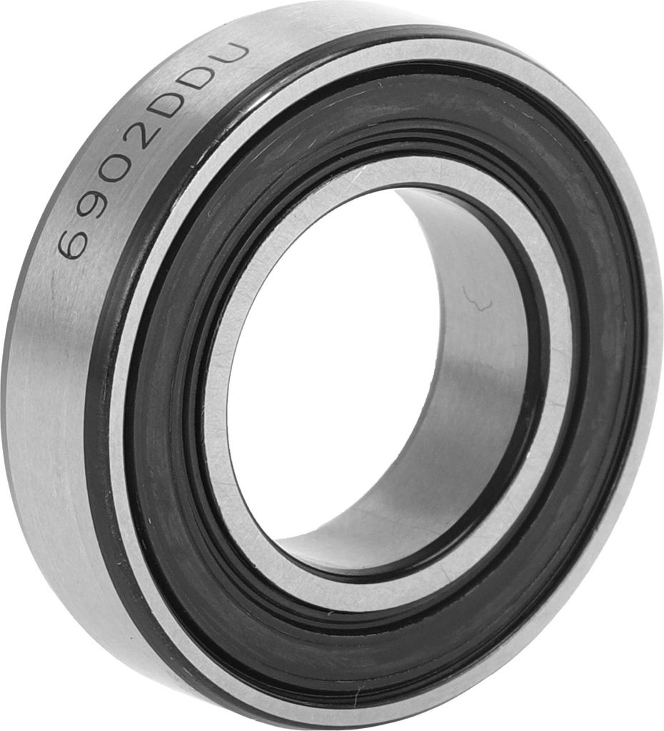 6902DD Rillenkugellager P6 15x28x7mm Geschmierte Lager Doppelgummilippe Silberton Roller Skateboard Rad