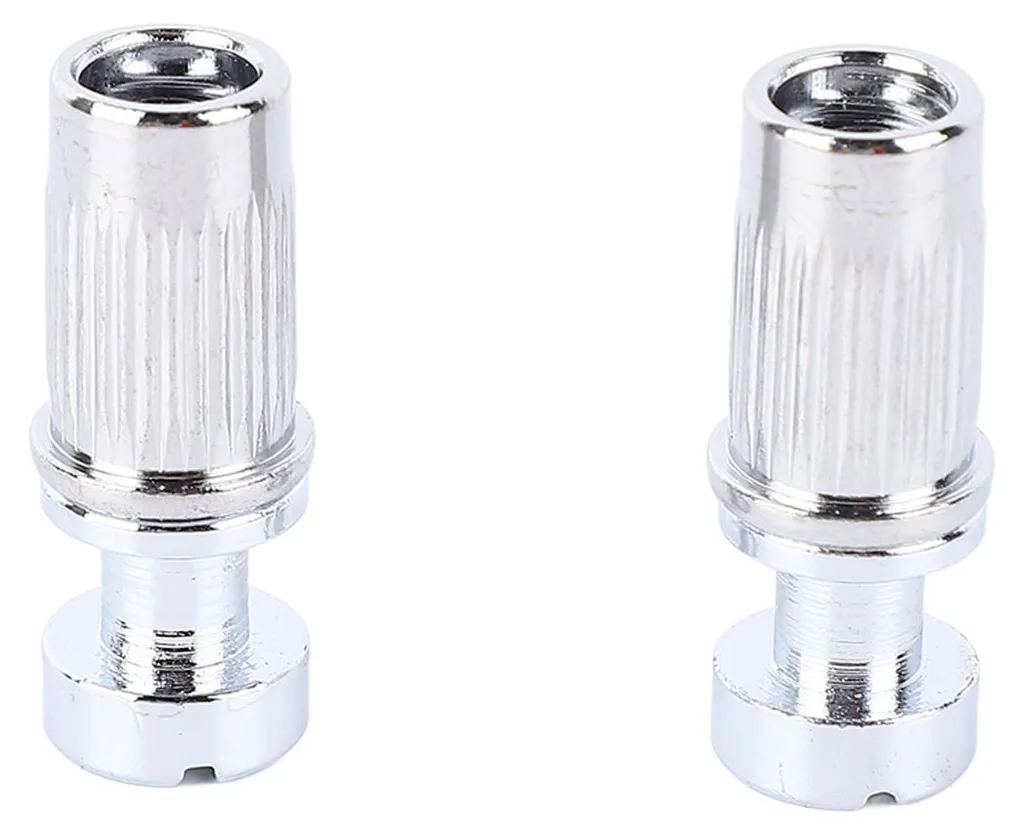 Chevalet à rouleaux avec 2 vis pour guitare électrique type LP chromé - 18