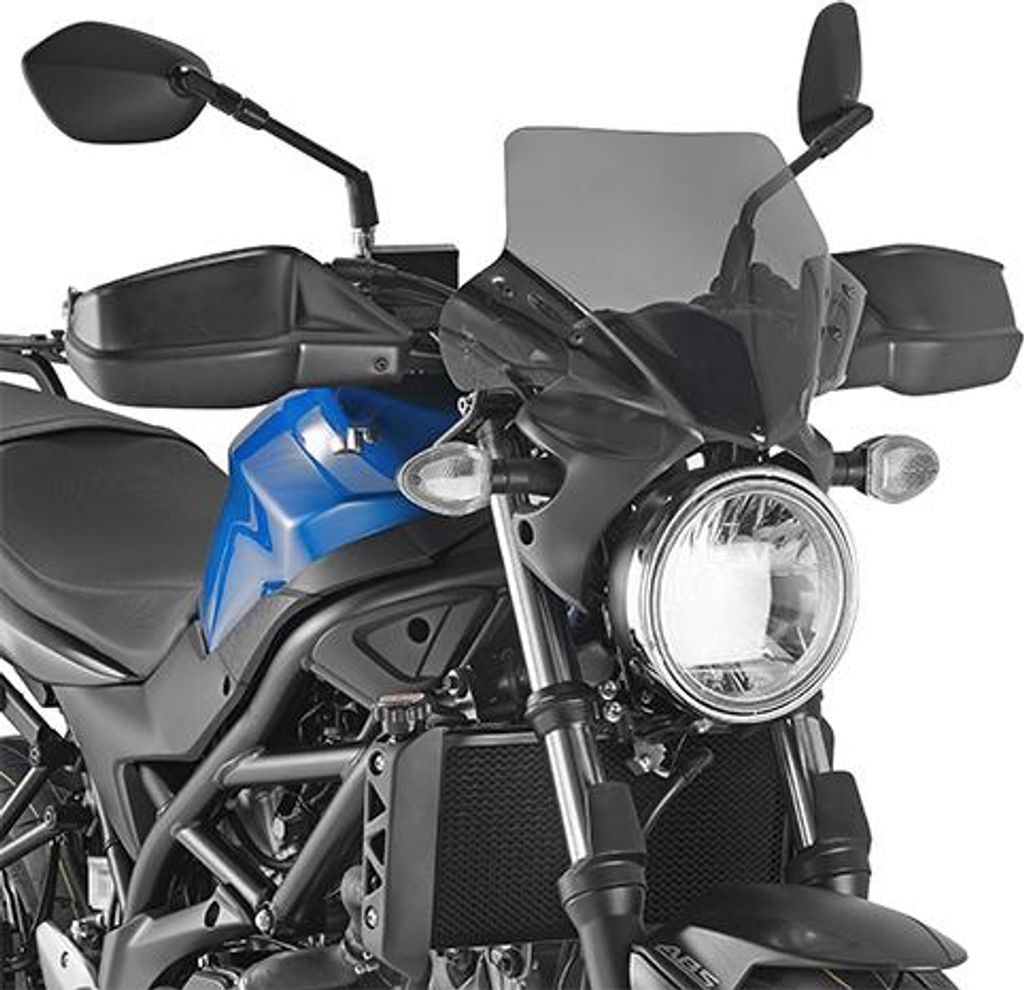 Für Suzuki Sv 650 (2016) 28.5X36Cm Getönte Windschutzscheibe Mit Befestigungen