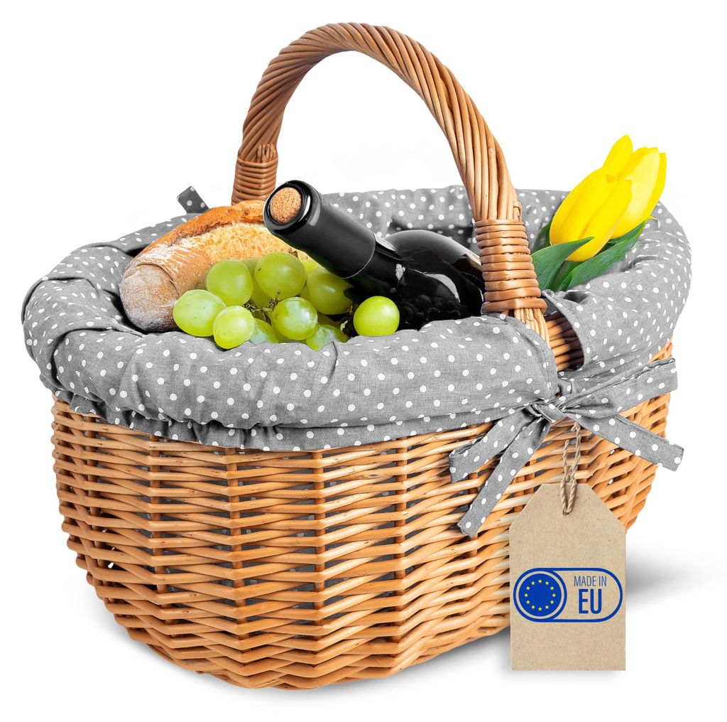 Creative Home Grote picknickmand, 43 x 32 x 37 cm, Productafbeelding 