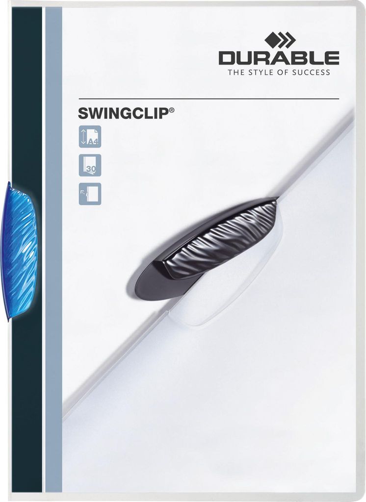 DURABLE Klemmmappe SWINGCLIP® 30 A4 transparent, 226006 Produktbild 
