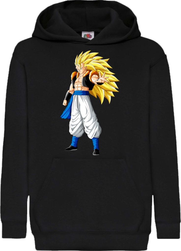 Kinder Kapuzenpullover Dragon Anime Manga Ball Z 13, 12-13 Jahr - 152 / Schwarz